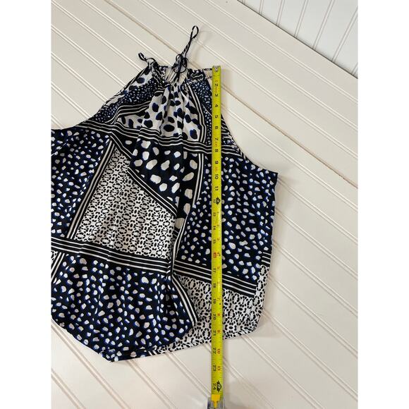 Jones New York & Express Bandana Patchwork Halter & Tank Womens Bundle Size L - Picture 7 of 8